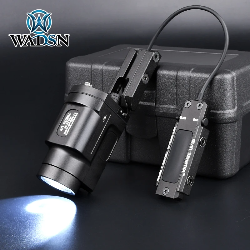 WADSN  2P-KLESH Tactical Flashlight AK-SD GEN 2 AK47 AK74 LED Strobe Weapon light Momentary With Remote Switch