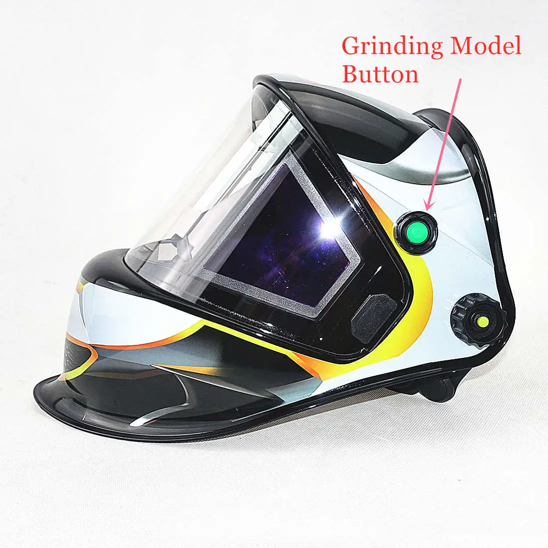 Auto Darkening Welding Mask 3 Filters View Size 115x85mm DIN 4-14 Optical 1111 5 Sensors ANSI CSA AS/NZS Welding Helmet