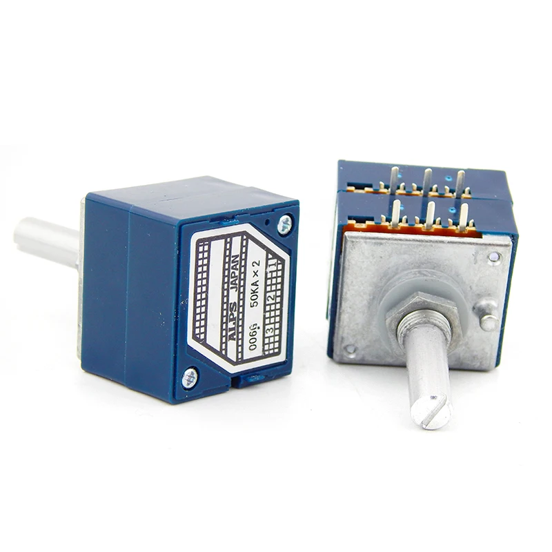 Original ALPS potentiometer Volume switch of JAPAN 27 type 10K 50K 100K volume potentiometer hifi power amplifier accessories