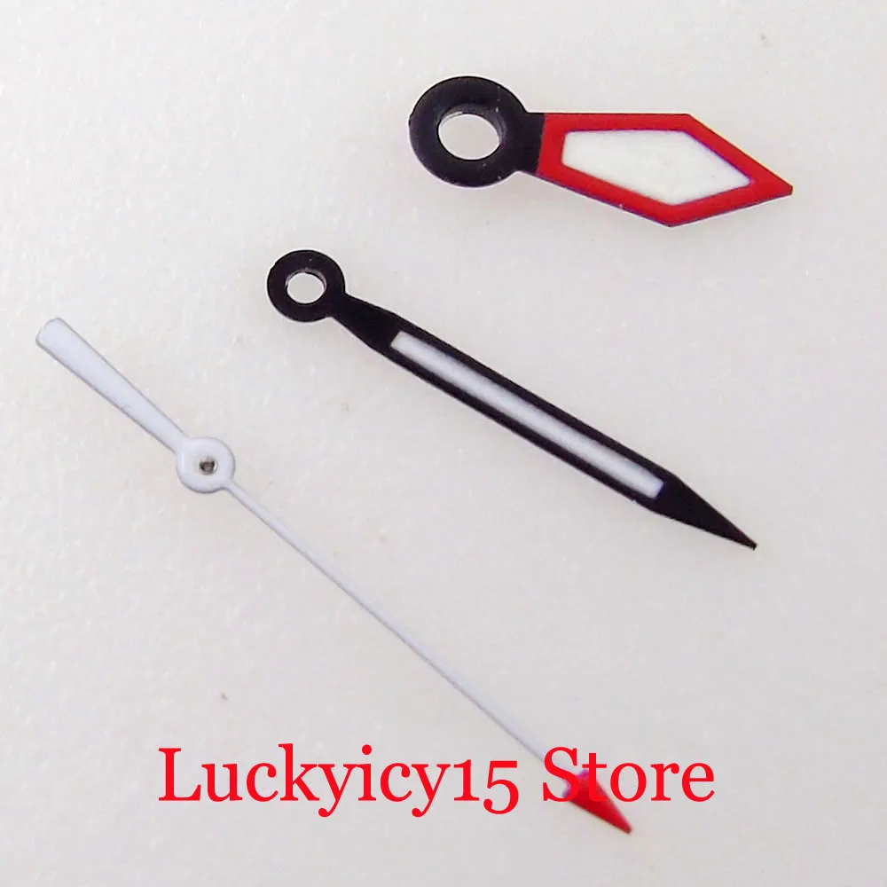 Luminous Needles fit NH35A NH36A 4R35 4R36 MIYOTA 8215 821A DG MINGZHU ST1612 Watch Hand Black Red