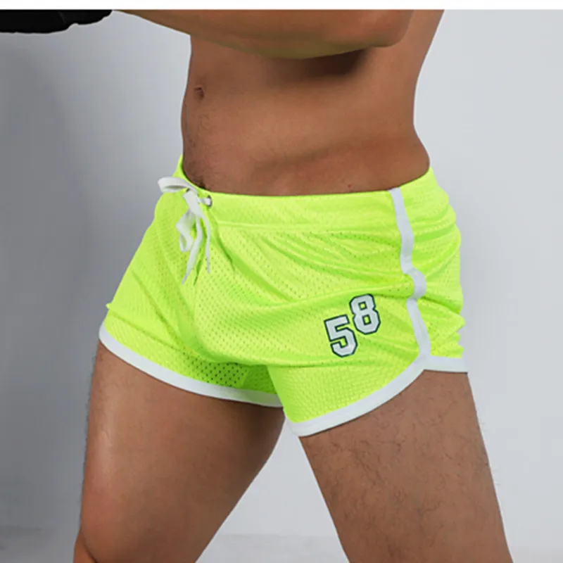 Sunga boxer masculina, calção de verão esportiva para homens, sunga masculina fina, academia, corrida, praia