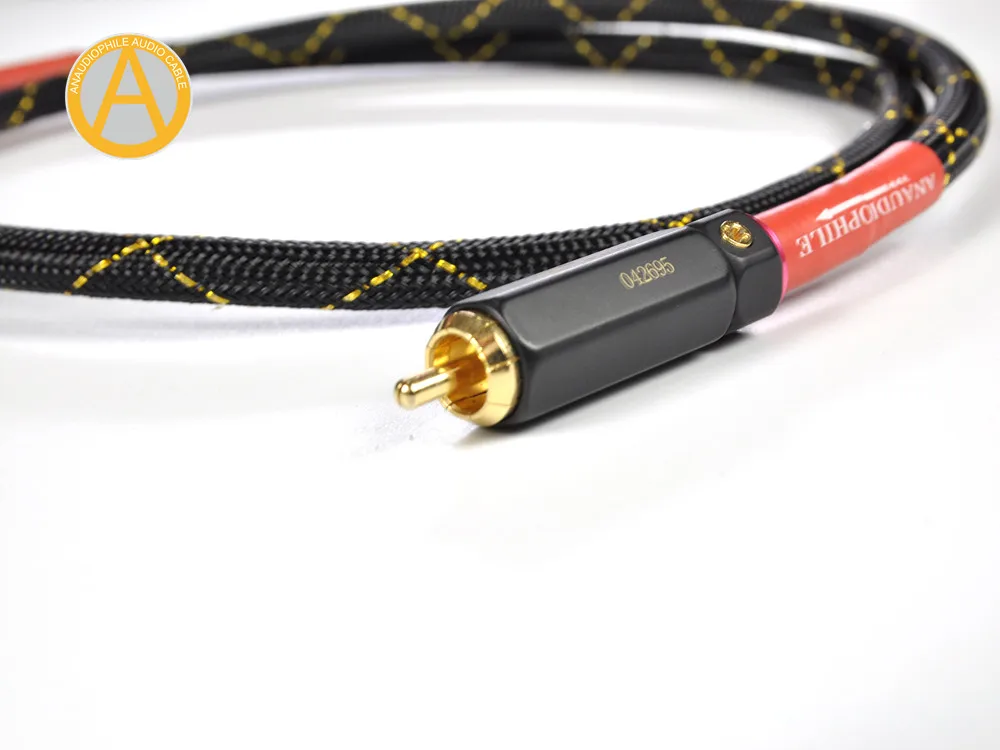 XIMMUS HiFi Coaxial Audio Cable 4.5GHz Bandwidth 75 Ohm Coaxial SPDIF Cable DAC CD Coaxial Cable