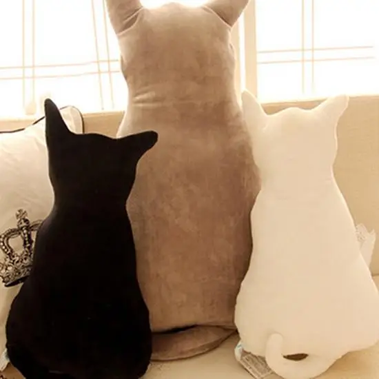 Cute Cat Soft Plush Back Shadow Toy Sofa Pillow Seat Cushion Birthday Gift Sofa Pillow Cushion Children's Room Decoration