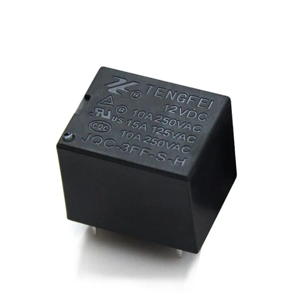 T73 relay 5V / 9V / 12V / 24V / 4 pin normally open 10A small relay JQC-3FF-S-H