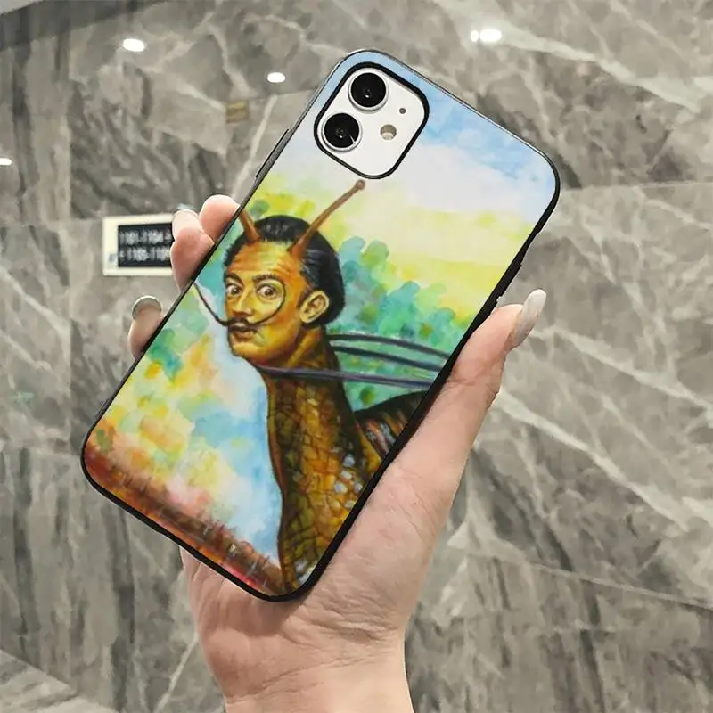 MaiYaCa Salvador Dali Art retro aesthetics Phone Case for iphone 13 11 12 pro XS MAX 8 7 6 6S Plus X 5S SE 2020 XR cover