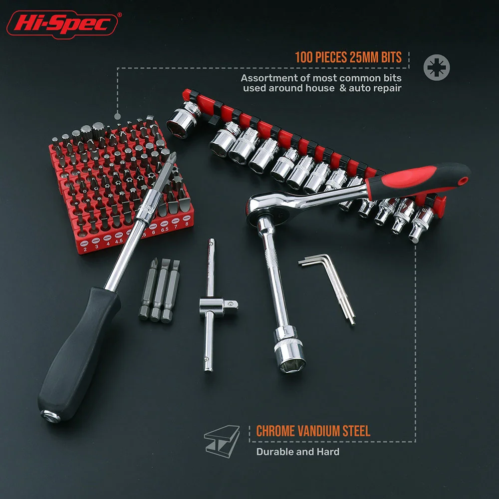 Hi-Spec 126pcs 1/4\