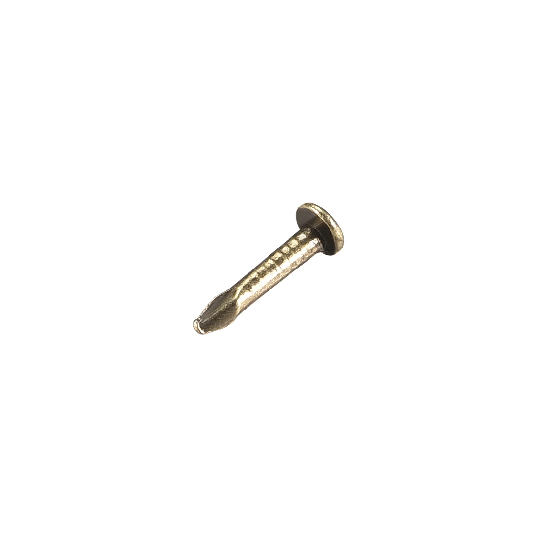 Uxcell 300pcs Small Tiny Nails 1.2mmx8mm for DIY Decorative Pictures Wooden Boxes Household Accessories Bronze Tone