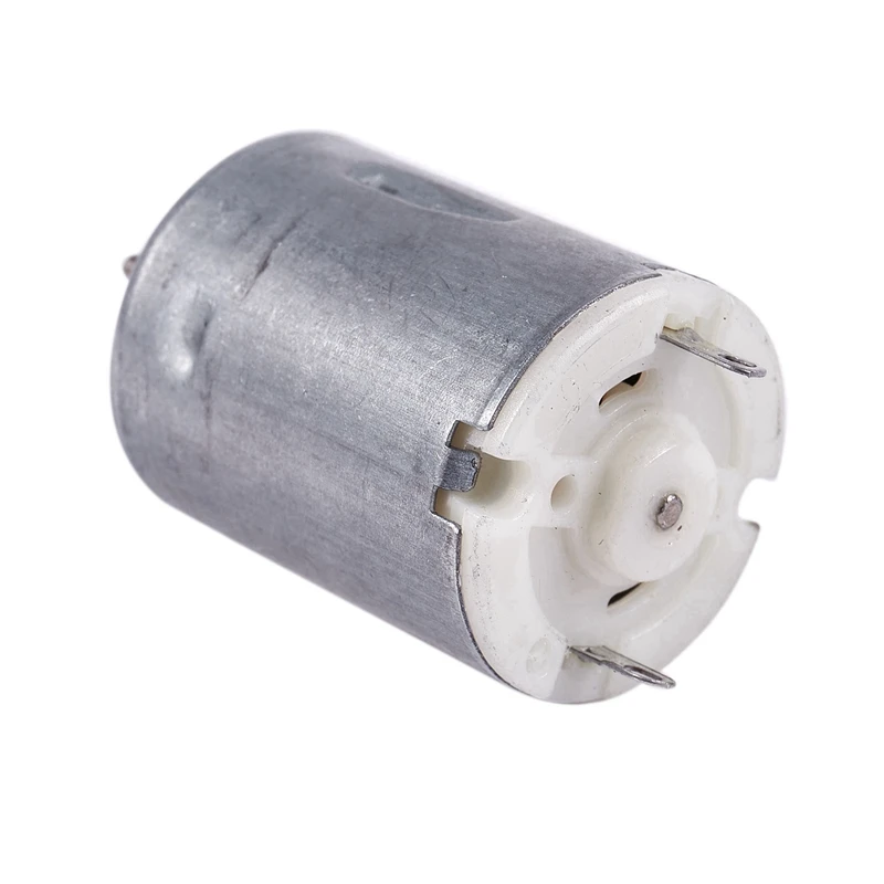 8000rpm 9v 68ma alto torque magnético cilíndrico mini dc motor prata & rs380 dc 1.5-18v 30000rpm micro-motor