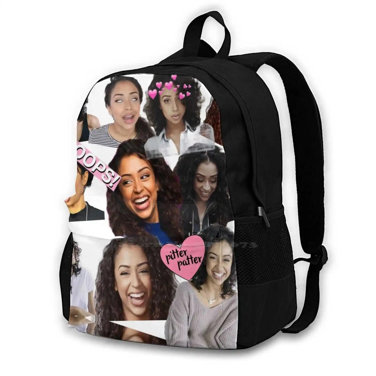 

Collage Hot Sale Schoolbag Backpack Fashion Bags David Dobrik Collage Vlog Heath Hussar Zane Hijazi