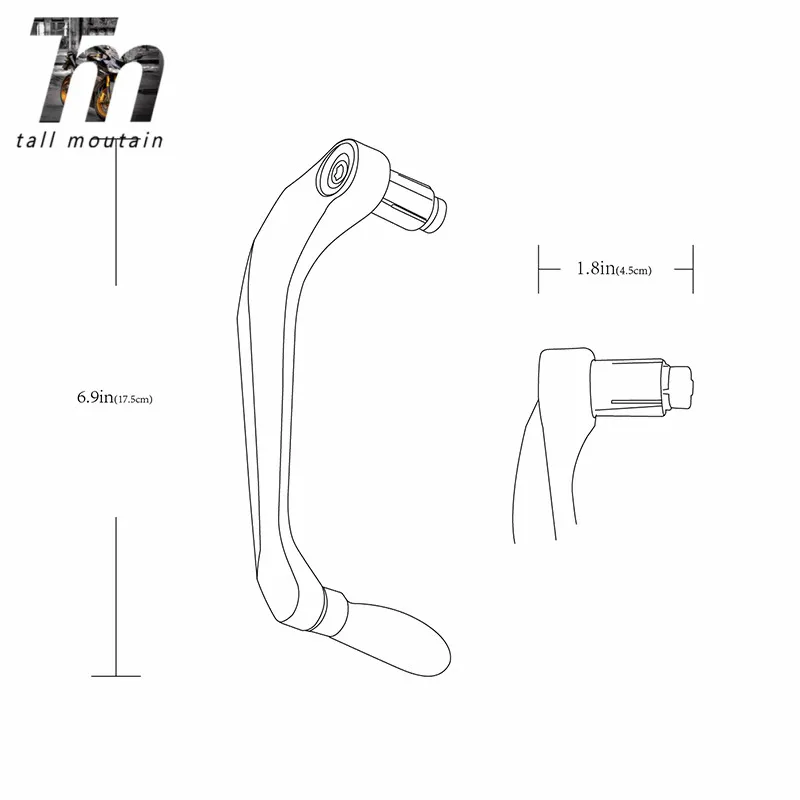 Para bmw k1200s k1200 s k 1200 s 7/8 "22mm universal motocicleta cnc guiador apertos alavancas de freio embreagem lidar com barra guarda protetor