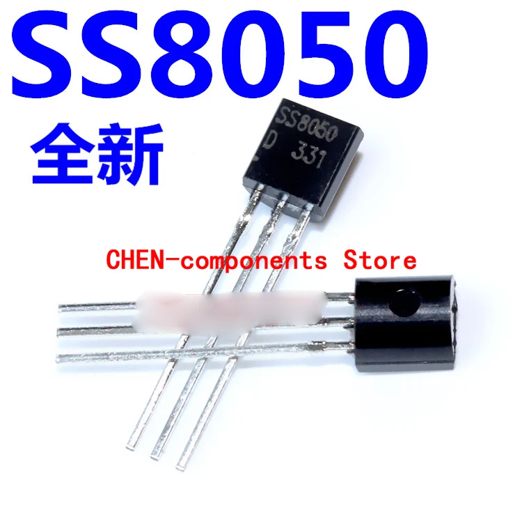 100PCS  Brand new transistor SS8050 TO-92 double S high current