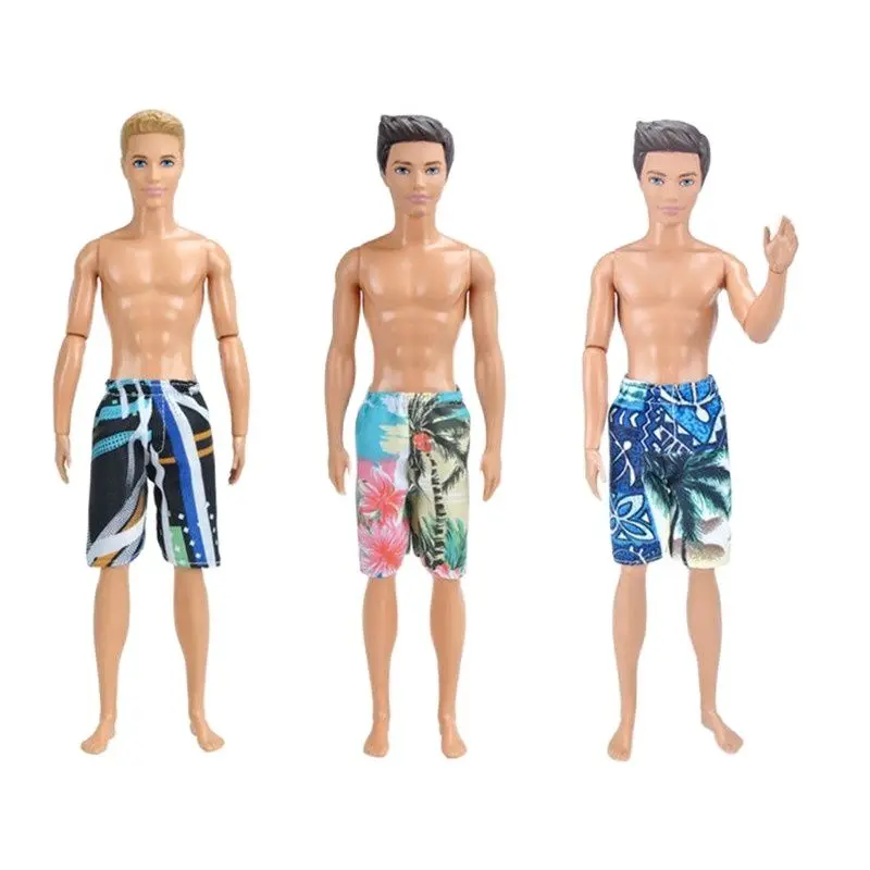 Hawaii Swimming Pants for Ken Blyth 1/6 MH CD FR SD Kurhn BJD Male Doll Clothes Accessories