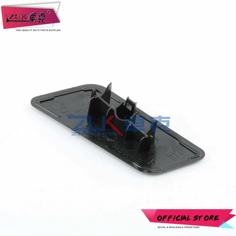 ZUK For Subaru Outback 2015 2016 2017 BR BS Front Bumper Headlight Washer Nozzle Cover Headlamp Water Sprayer Cap Unpainted