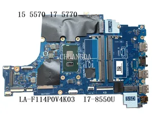 Para Dell Inspiron 15 5570 17 5770 portátil portátil CAL60 LA-F114P CN 0V4K03 0V5DDM con I7-8550U CPU DDR4 100% Totalmente probado 10 mejores ventas I7 8550U Procesador - №7