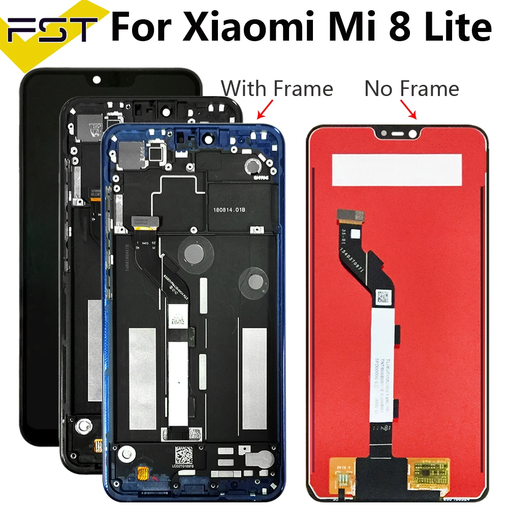 Original For Xiaomi Mi 8 Lite LCD Display Touch Screen Digitizer Panel For Xiaomi Mi 8 Youth Mi 8X Display Replacement Parts