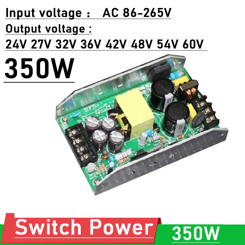 Fonte de Alimentação do Interruptor do Amplificador de Áudio Digital Nenhum Ruído 350w Ac-dc 110v 220v 24v 27v 32v 36v 42v 48v 54v 60v
