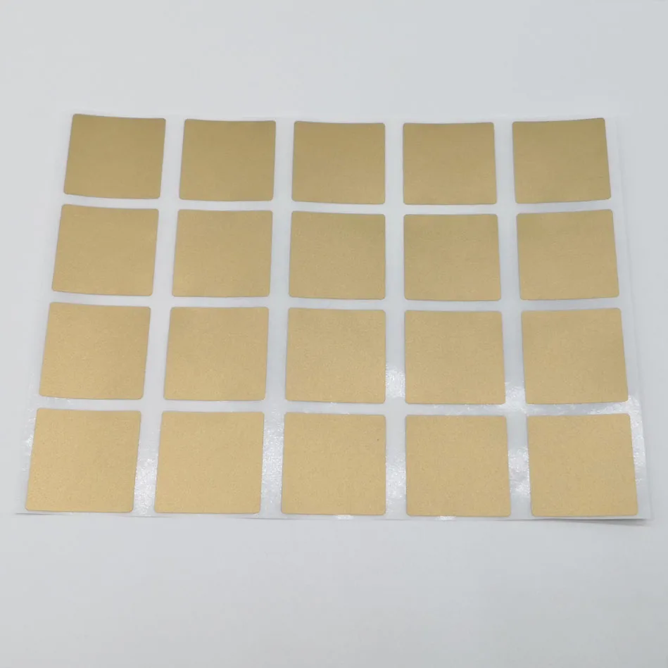 300Pcs Scratch Off Stickers Square 25*25mm  Gold Silver Party Activity Game Stationery Sticker Adhesive Label  Wedding Card