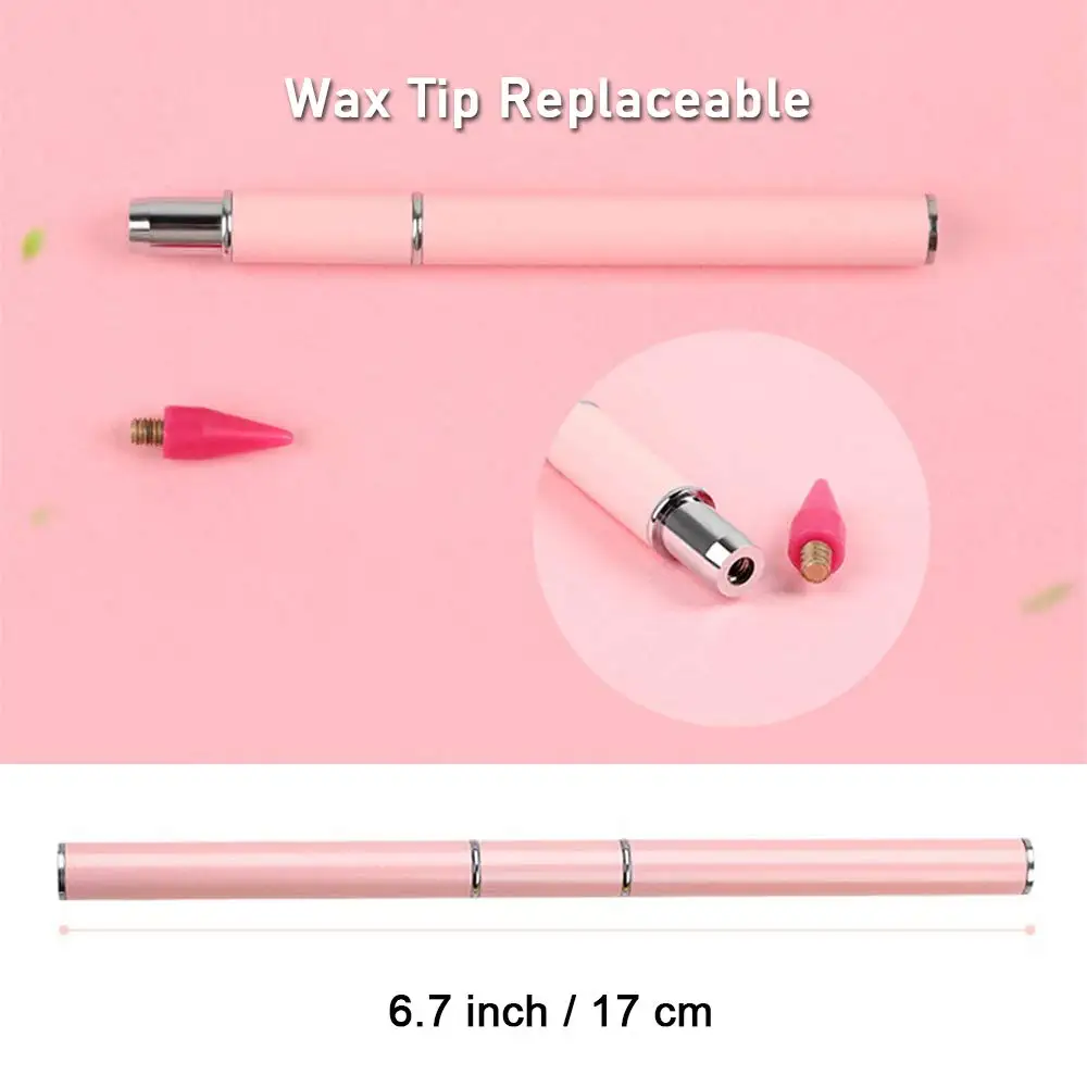 Equipment DIY Art Dual-Ended Diamond Point Drill Pen Picking Tool Nail Rhinestone Picker Wax Pencil