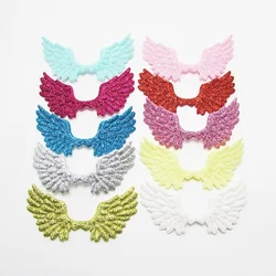 10pcs Angel Wing Ball Padded Appliques For Clothes DIY Baby Hair Clip Headwear Decor Ornament Accessories