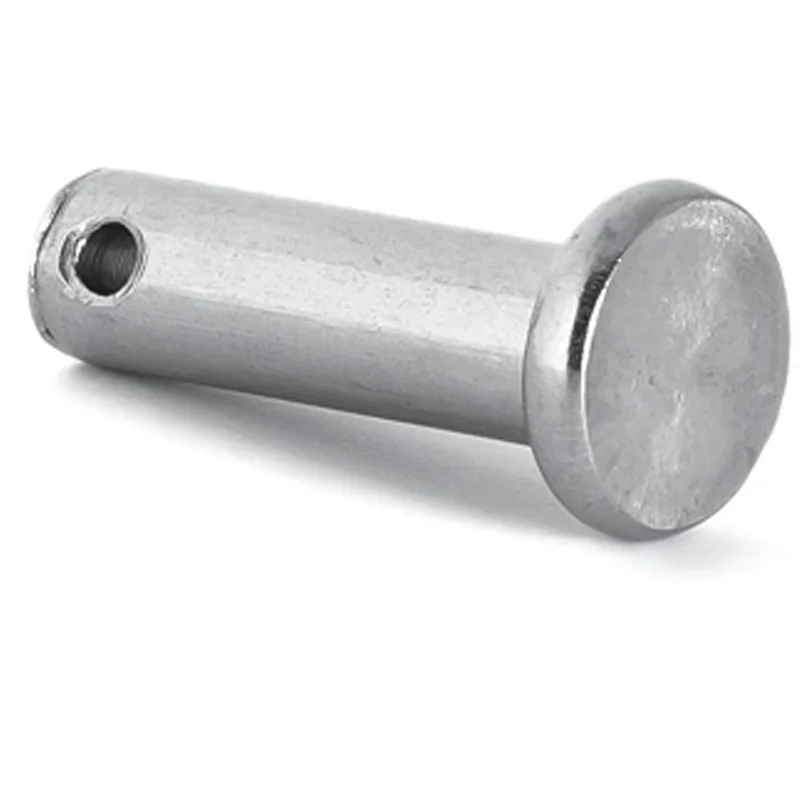 1/10pcs M3 M4 M5 M6 M8 M10 M12 304 Stainless Steel Flat Head Bearing Cylindrical Positioning Axis Roll Dowel Pin With Hole GB882