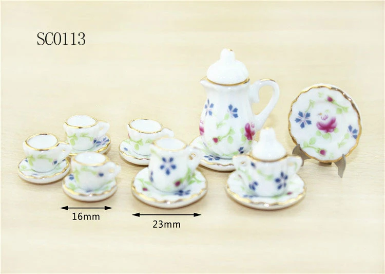 Фотореквизит Миниатюрный Кукольный дом аксессуары Милая фотосессия мини Керамическая чайная утварь чайная чашка
