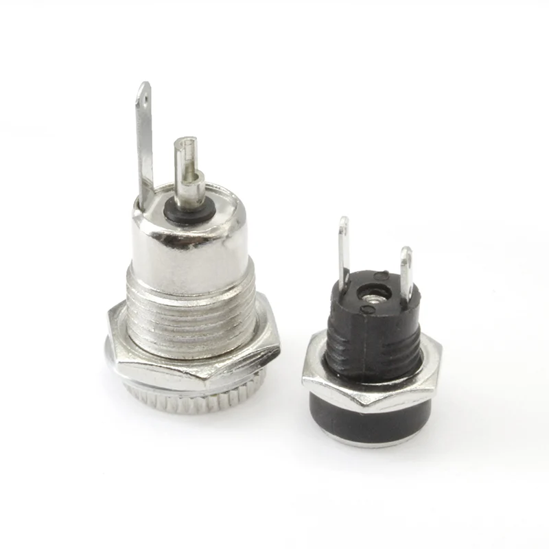 DC 5.5*2.1 5.5*2.5 Connector 30V 5A DC Power Plug Female Interface Mount Socket Jack Plug Wire Terminals Adapter 022B image 3