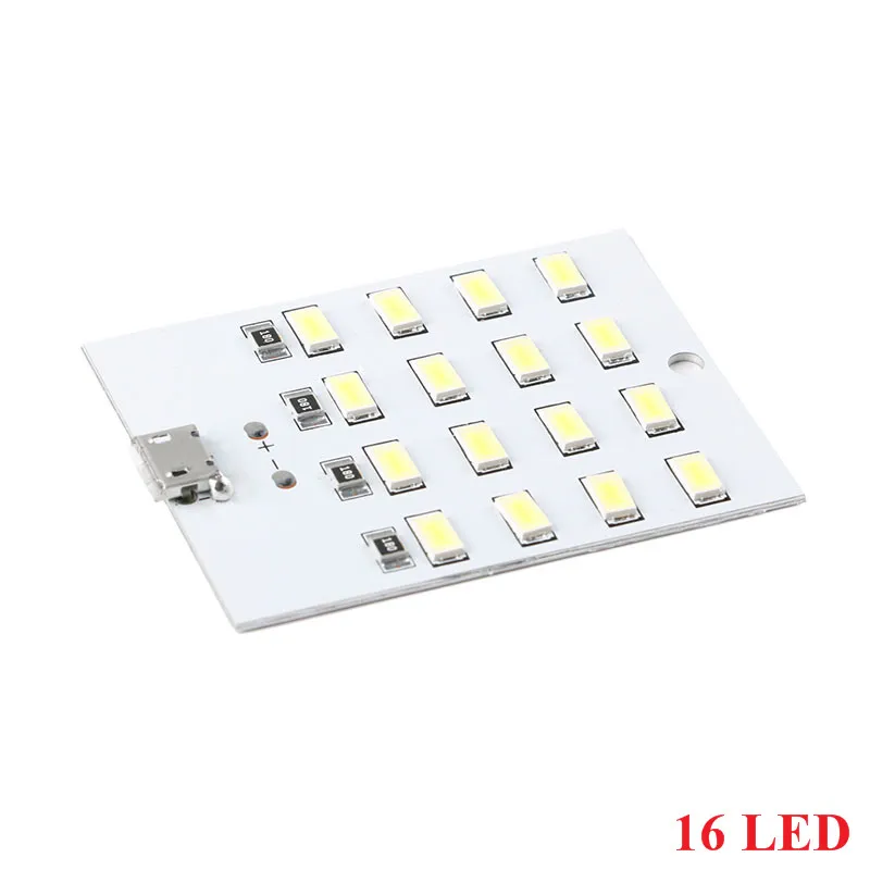 1PCS high quality 5730 smd 5V 430mA~470mA White Mirco Usb 5730 LED lighting panel USB mobile light Emergency light night light