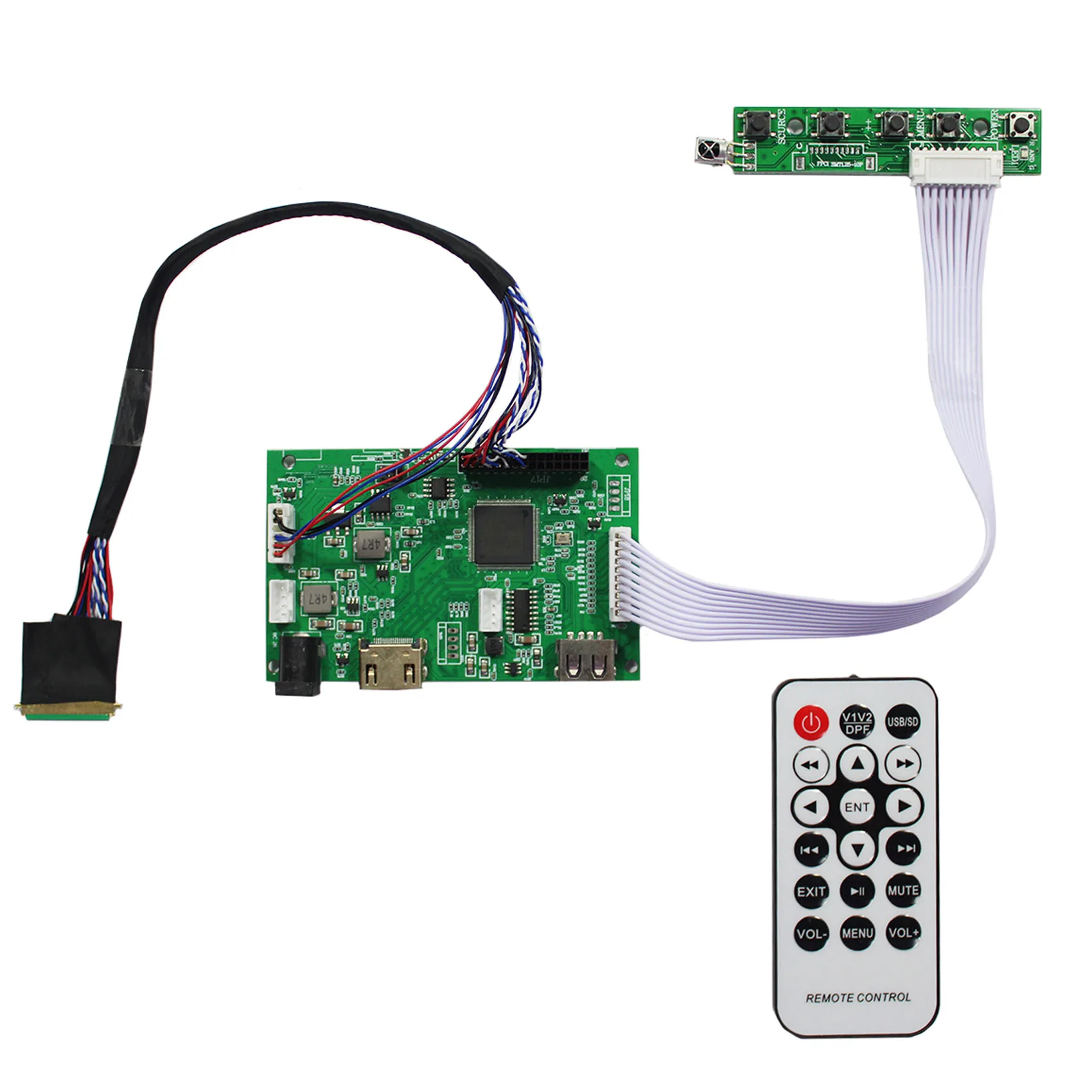 HD MI USB LCD Controller Board For 14