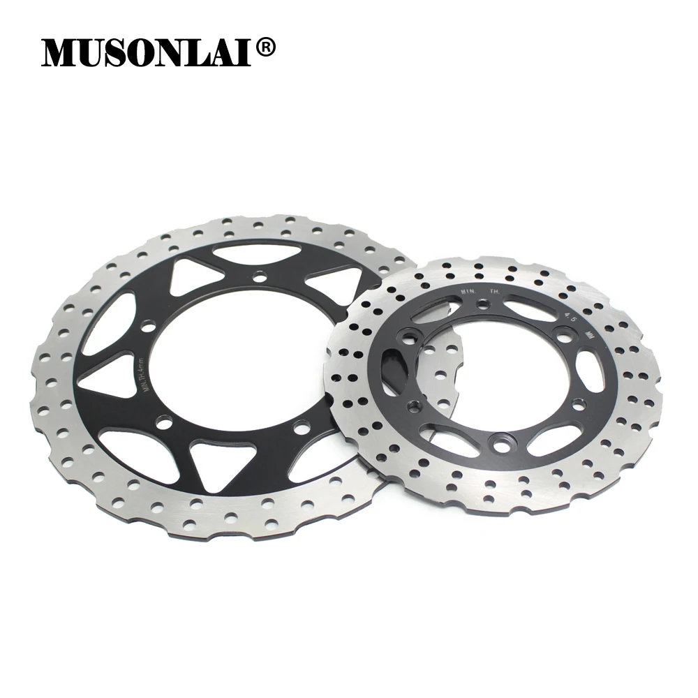 290/220mm Motorcycle Front Rear Brake Disc Rotor For Kawasaki 250cc Ninja 250 Z250 SL Z300 ABS 300cc NINJA 300 EX300 2013-2018