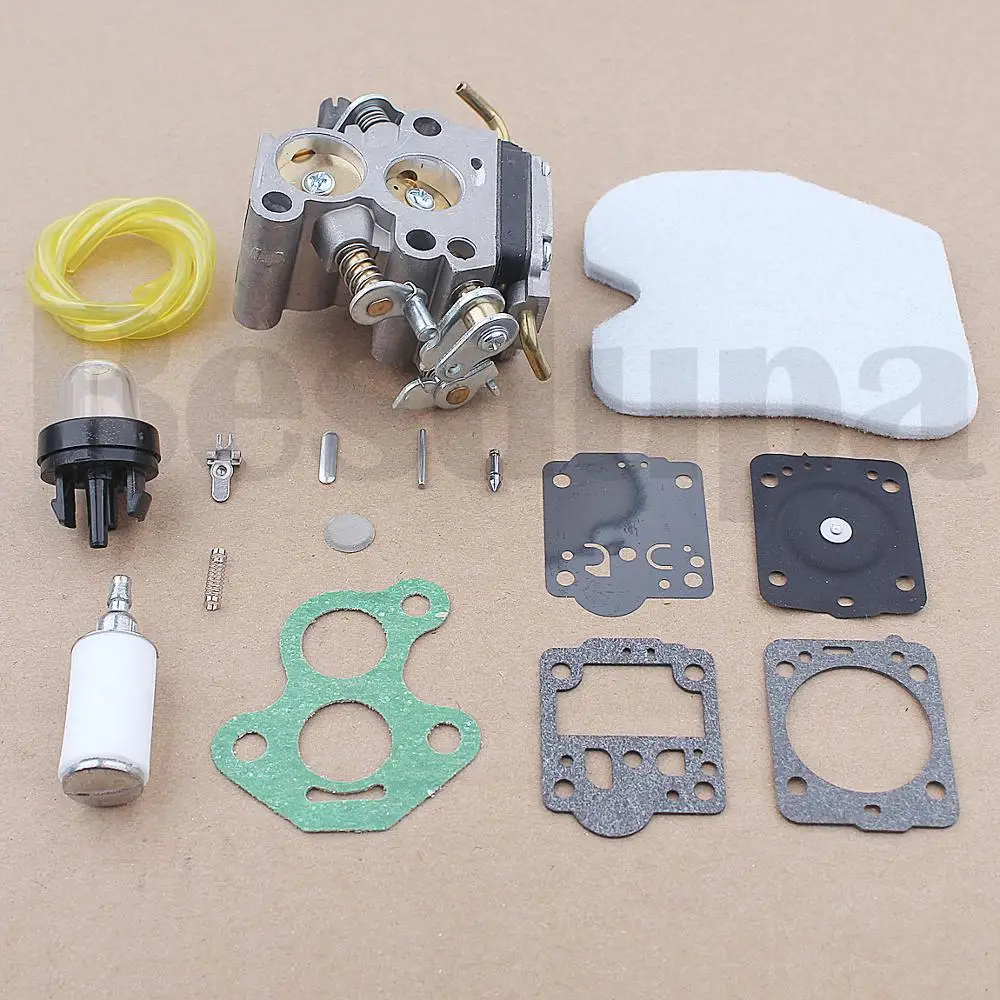 Filtro Aria carburatore Kit di Riparazione Per Husqvarna 235 235E 236 240 240E Motosega 545072601, 574719402 w Linea di Combustibile Carb Guarnizione Set