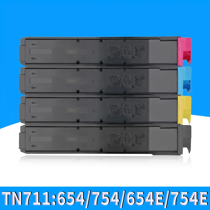 Zastosowanie do Konica Minolta c754e toner c654e toner Kemei c654 c754 Minolta 754e 654e Minolta tn711 toner oryginalny do