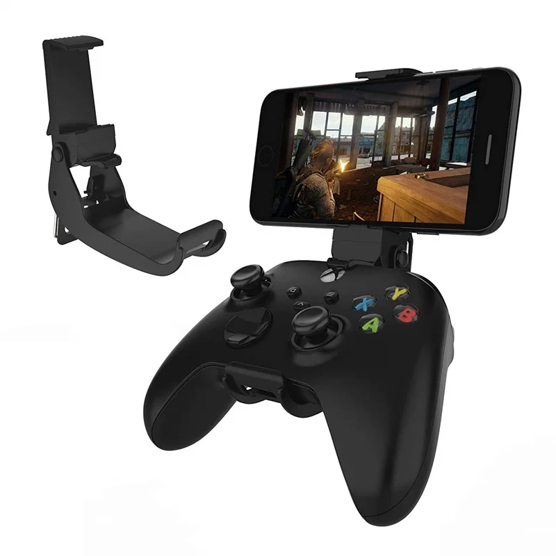 Doyo Foldable Wireless Controller Phone Holder for Xbox One Xbox series X/S Adjustable Phone Clip Gamepad Handle cellphone Mount