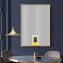 Abstract Line Pictures Black And White Nordic Style Posters And Prints Canvas Painting Wall Art For Living Room Home Decoration