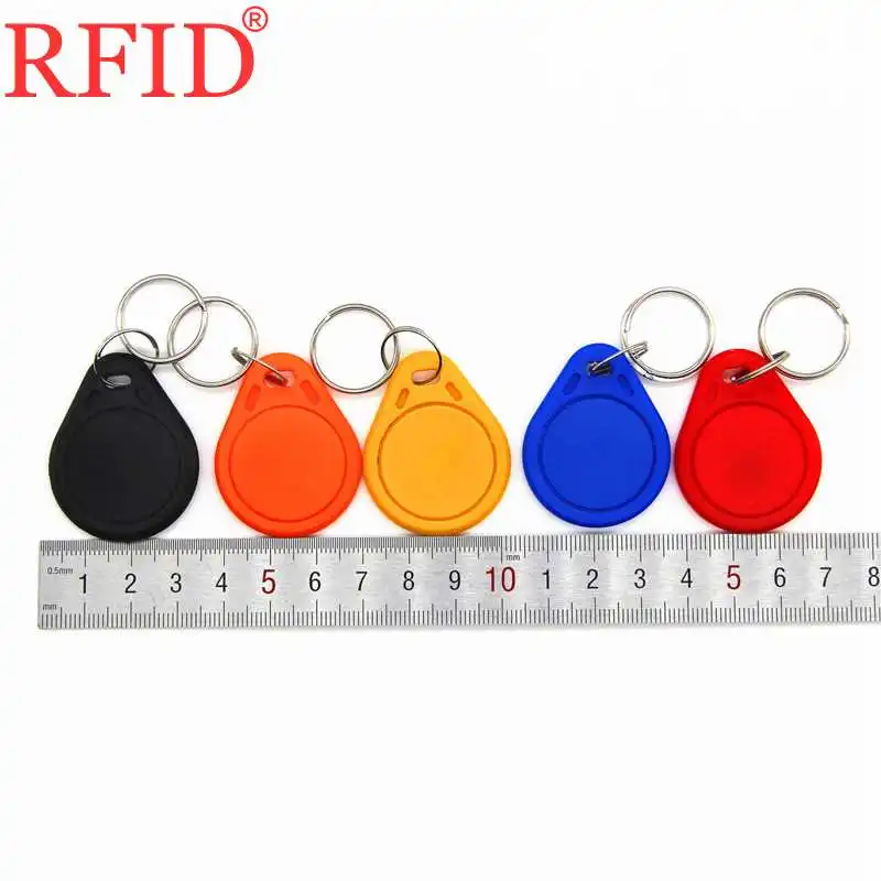 S50 1K 13.56MHz IC Safe ABS Plastic Proximity Key Fob Token Tag Access Control Read Only Keyfob Random Delivery Fast Shipping 1