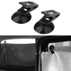 1 Pair Universal Car Windshield Parking Card Ticket Holder Clip Organizer w/Suction   Jones-03