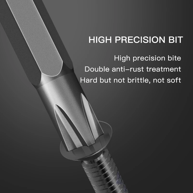 AIRAJ Obeng Set Presisi Magnetik Screw Driver Bit Perbaikan Obeng Alat Kit Obeng Kit untuk Perbaikan Mobil