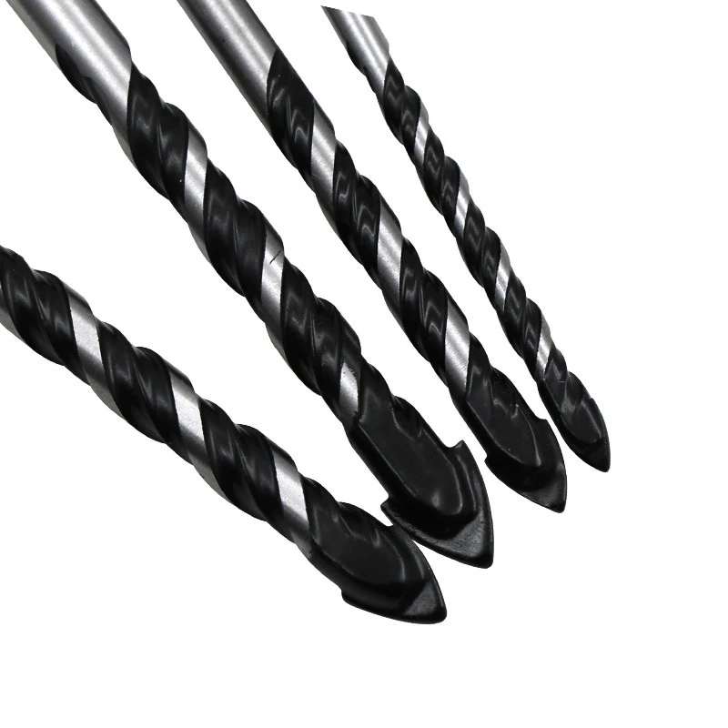 Taladro triangular multifuncional de aleación para azulejos, abridor de agujeros de vidrio, hormigón, cerámica, acero de tungsteno