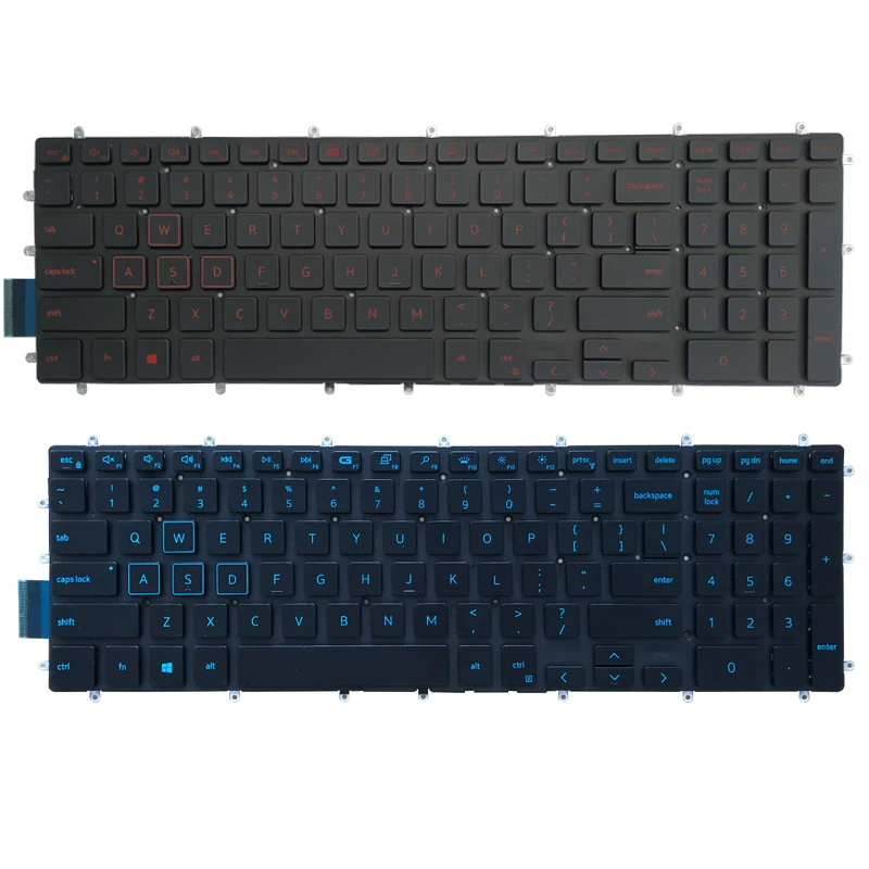 

NEW US laptop Keyboard for Dell Inspiron G3 15 3579 3779 G5 15 5587 G7 15 7588 blue/red/white