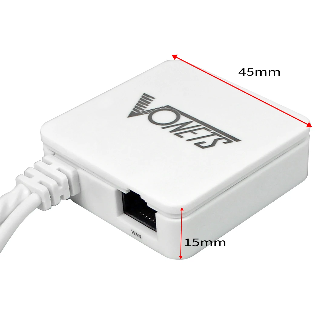 Vonets VAR11N-300 MINI WiFi Roteador de rede sem fio e roteador de ponte Repetidor Wifi com 1 WAN/1 LAN AP Q15184