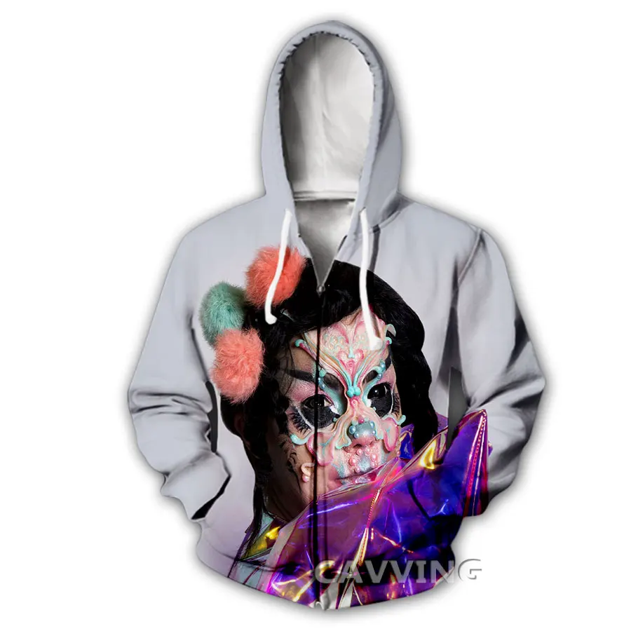 CAVVING 3D Print Vintage 90S Signer Bjork Zipper Hoodies Zip Hooded Sweatshirt Harajuku Hoodie Sweatshirt for Men/women 01