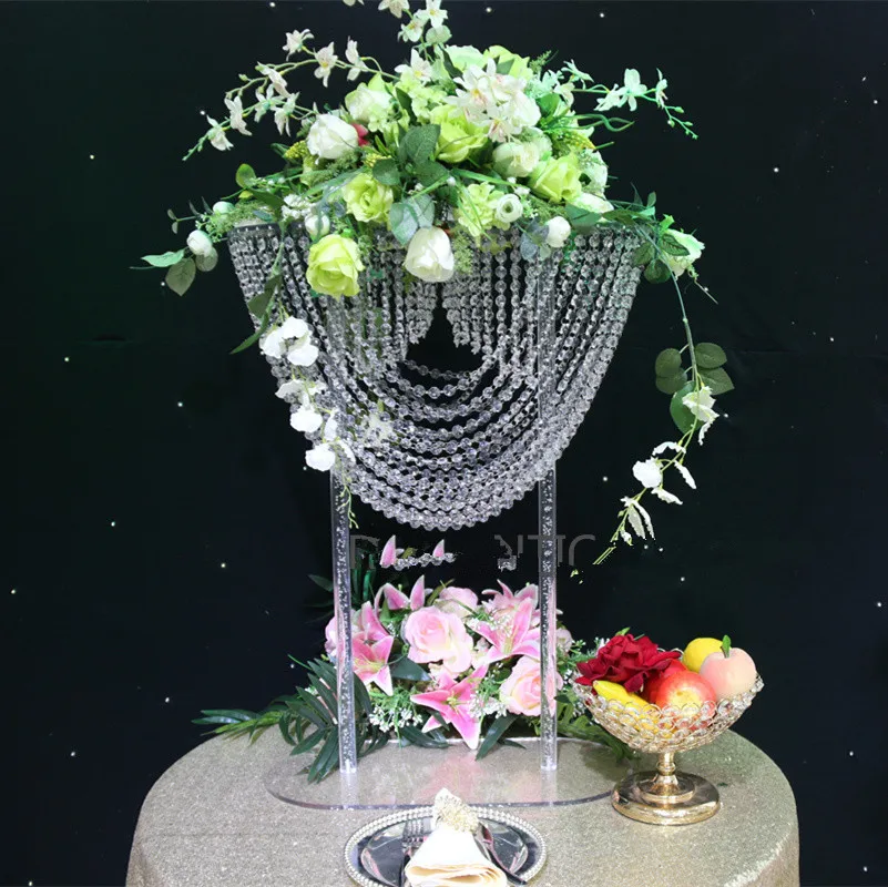 5pcs )90cm tall acrylic  Candelabra Candle Holder for Wedding Event Decorationnyu01006