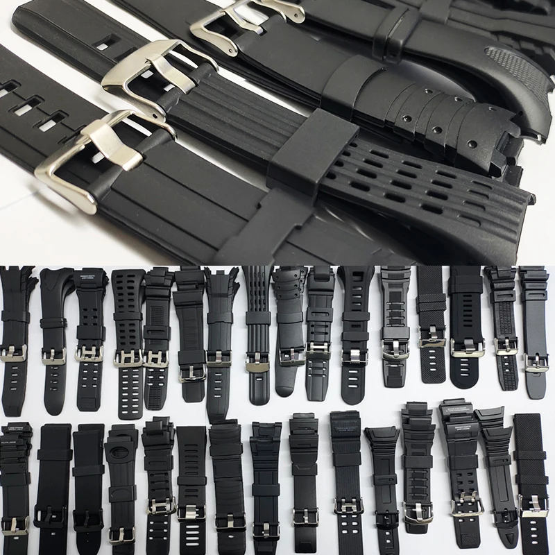 SKMEI Brand Watch Strap For 1155B 1068 1251 1025 1019 0931 1416 Plastic PU Replacement Different Model Sport Watches Watchbands