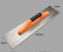 1pc 49.5x12cm Professional plastering trowel plastering skimming Carbon steel trowel Tiling Construction tool