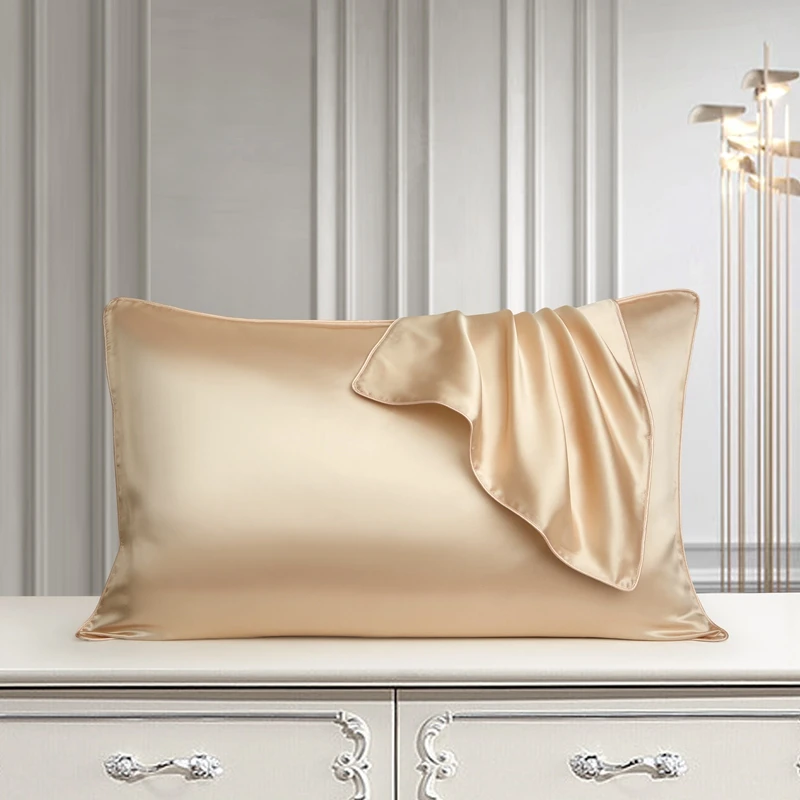 

Solid Color Pillow Case High Quality Rayon Pillowcases Envelope Pillow Cover 40x60 50x75 Bedding Cover Pillow