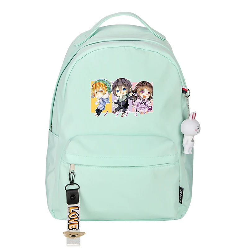 

Noragami ARAGOTO YATO Anime School Bags Small Bookbag Light Women Backpack Kawaii Travel Bagpack Pink Shouder Bags Cute Rugzak