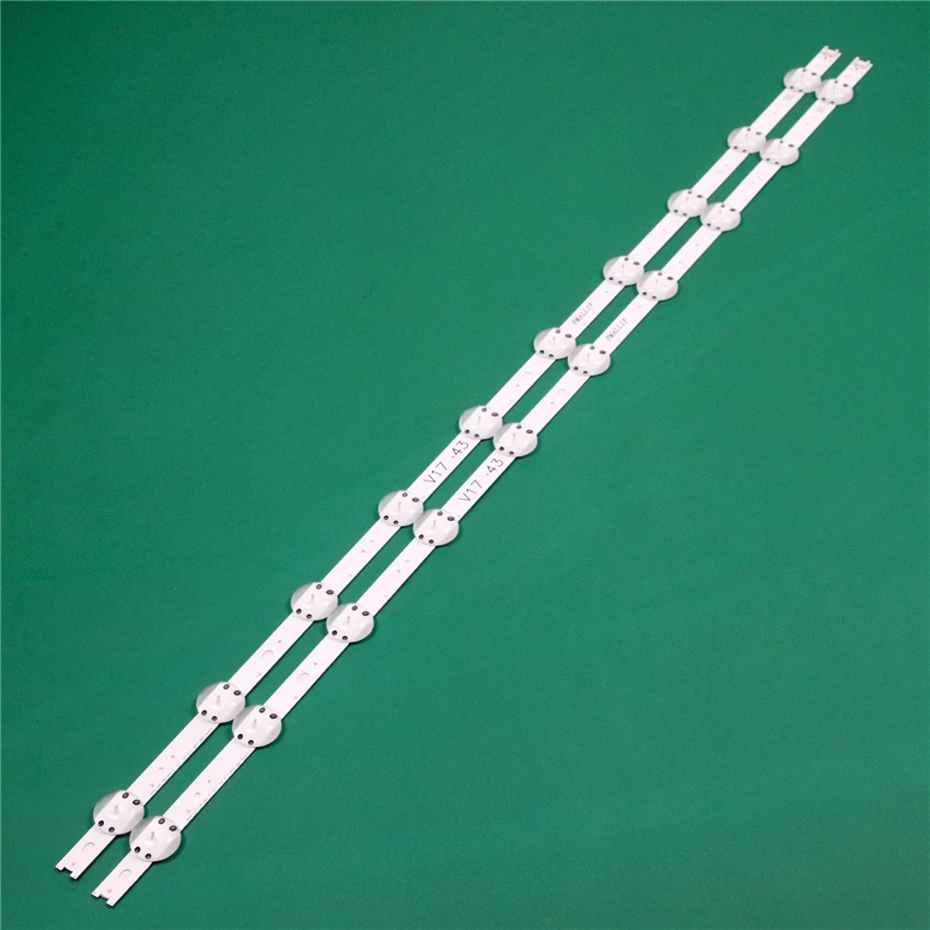 TVs LED Band array For LG 43LV560H-UA 43LV570H-UA 43LV661H-ZA 43LV751H-GA LED Bar Backlight Strip Line LC430DGG-FKM3 Ruler Tapes