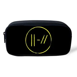 Twenty One Pilots Cartoon Printed Kid Schoolbag Case Large Storage Holder cancelleria Vintage astuccio per adolescenti trucco