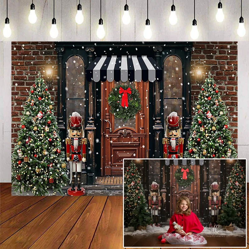 คริสต์มาสพื้นหลังคริสต์มาสเด็กภาพฉากหลังตกแต่งPropsแบนเนอร์สำหรับPhoto Studio