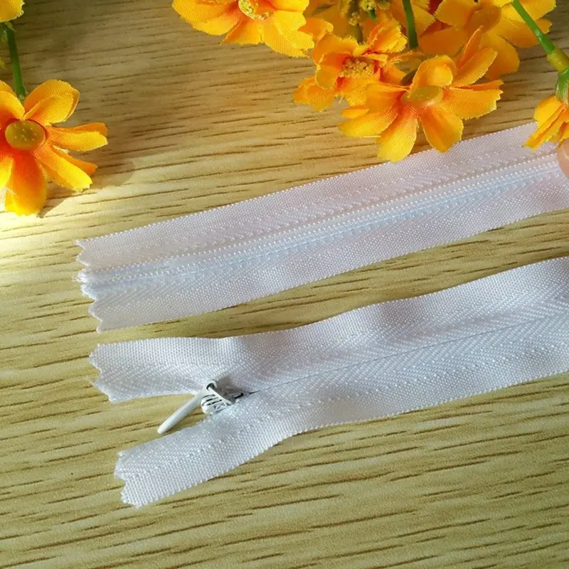 2 pcs/lot 150cm 3# invisible zipper for Sewing Quilt accessories close end zipper White and Black