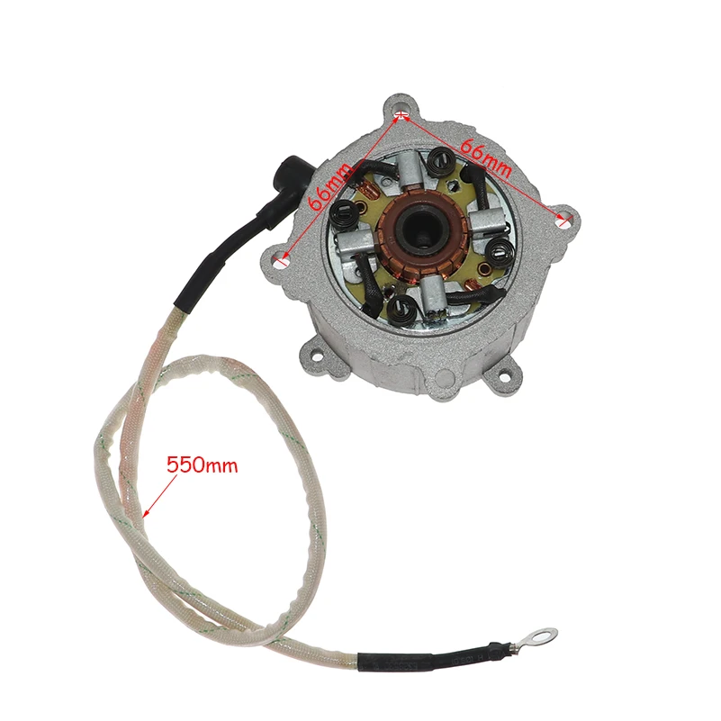 Motorcycle electric start Start Motor Starter For 49cc 2 Stroke Electric Start Engine Mini Dirt Bike 44-5  44-6